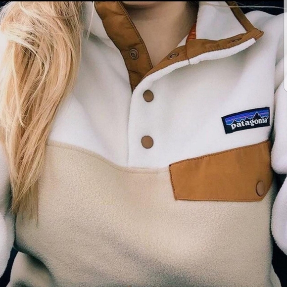 Patagonia Jackets & Blazers - 🤩cutest Patagonia synchilla fleece pullover size women's xs